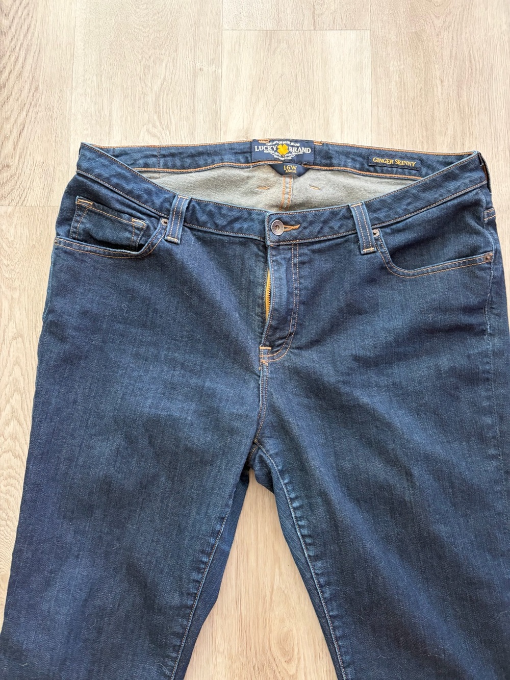 Lucky Brand Ginger Skinny Ankle Jeans 16W - Picture 2 of 8